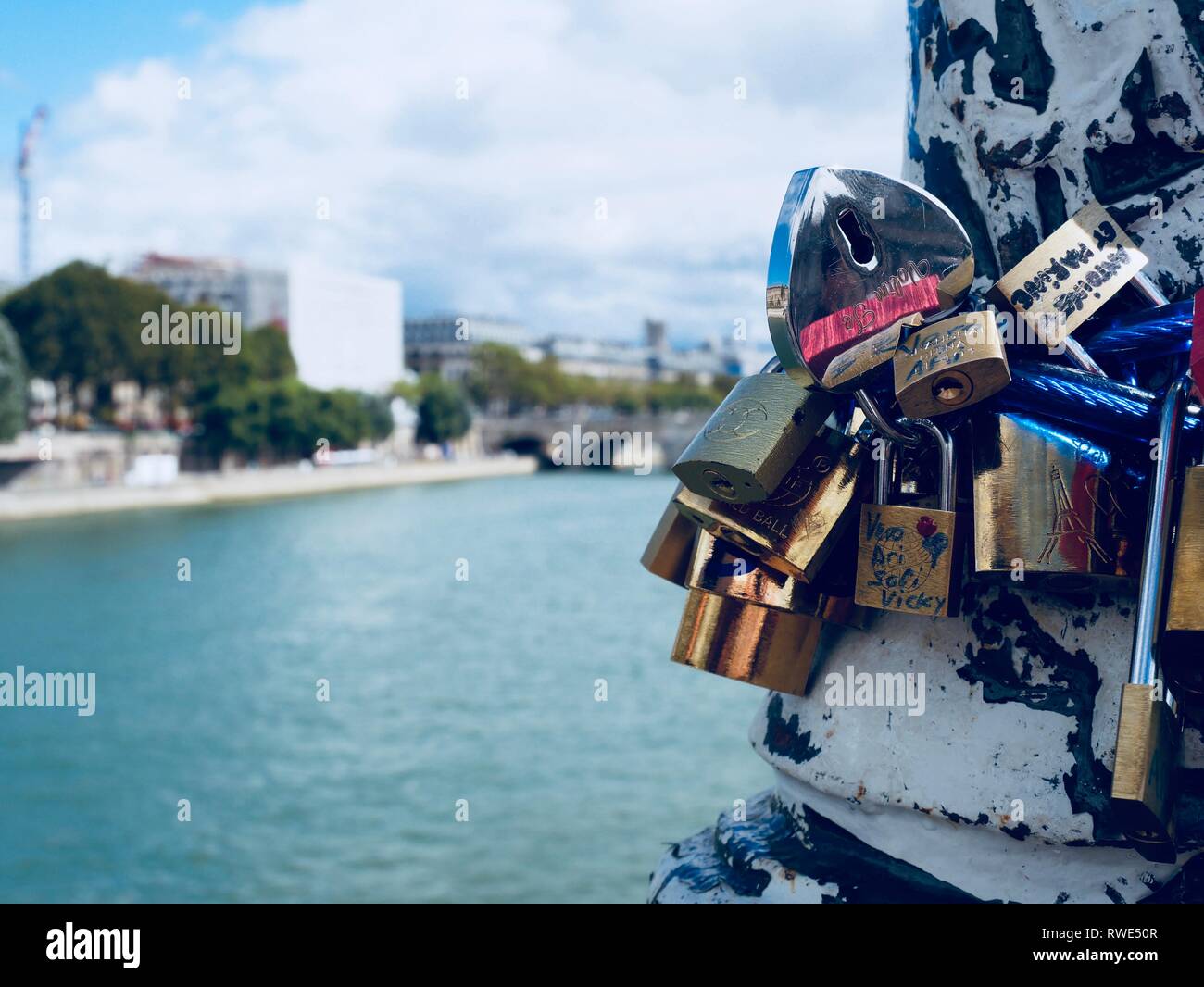 Schlösser an der Seine Stockfoto