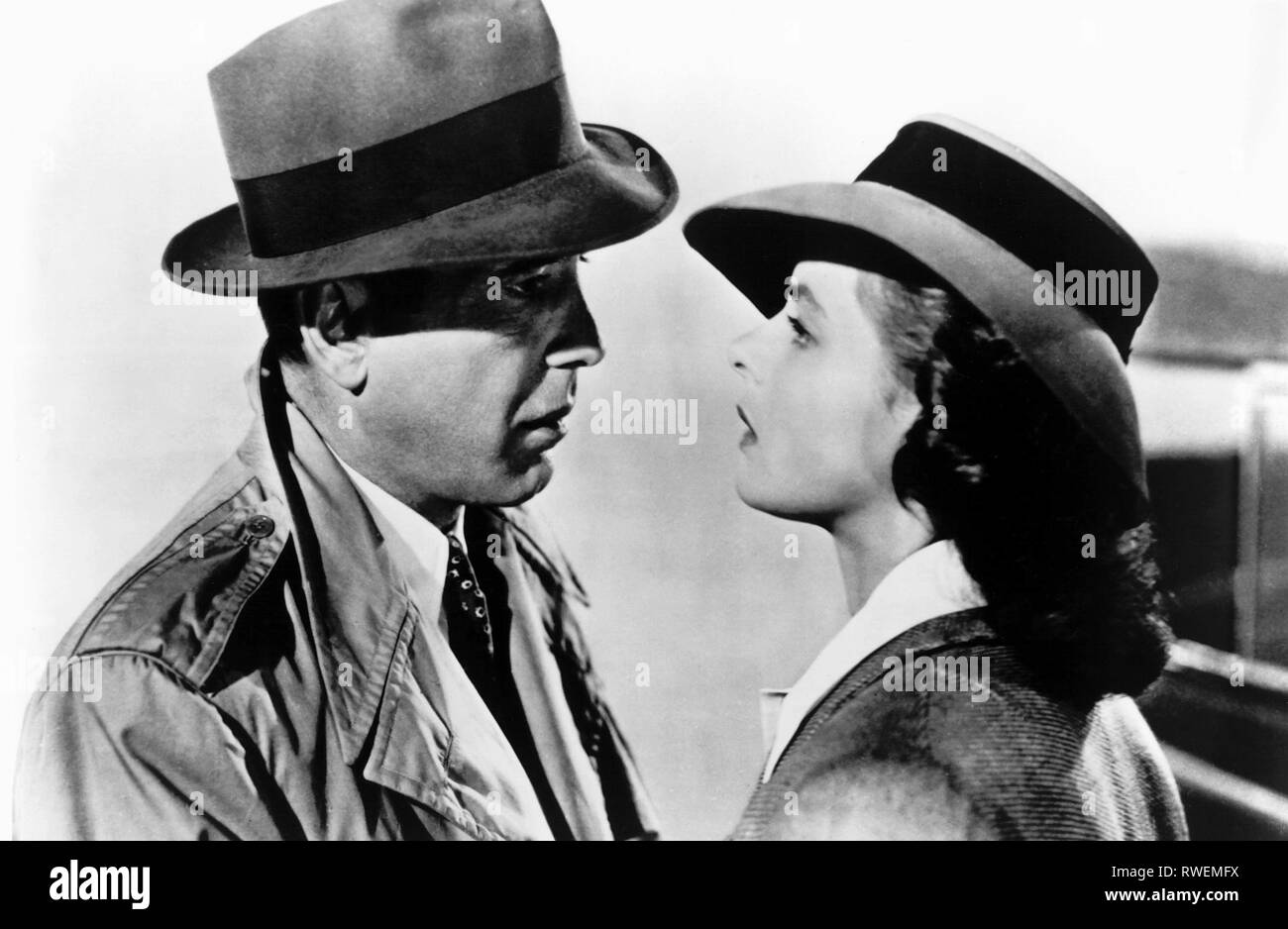 BOGART, Bergman, Casablanca, 1942 Stockfoto
