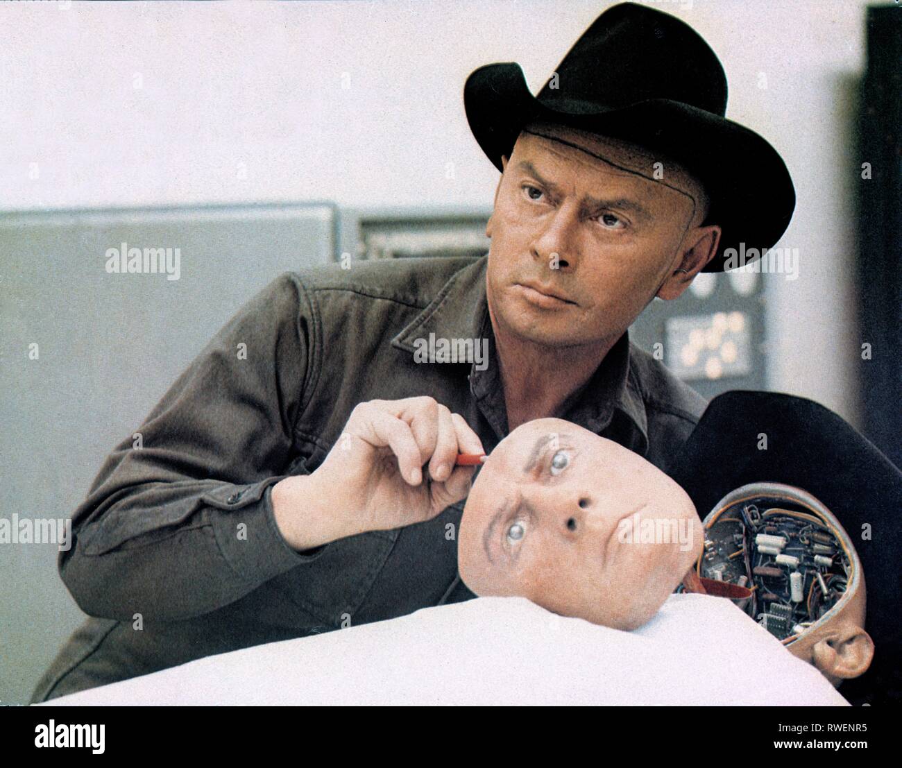 YUL BRYNNER, WESTWORLD, 1973 Stockfoto