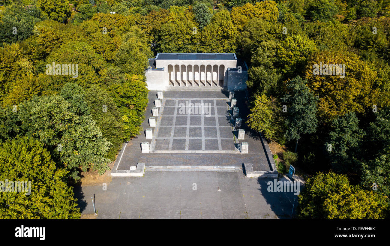 Ehrenhalle oder Halle der Ehre, Reichsparteitagsgelände, Nürnberg, Deutschland Stockfoto