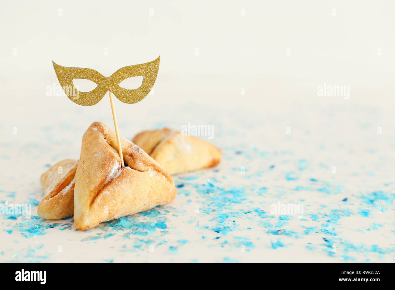 Purim feier Konzept (jüdischer Karneval Urlaub). Traditionelle ...