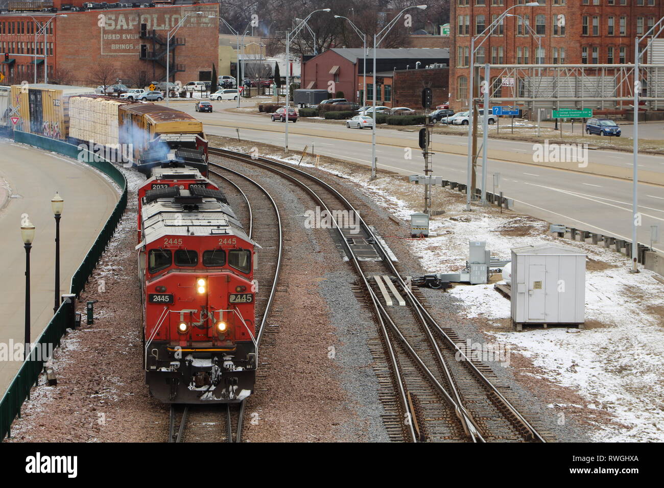 Ihr Ziel erwartet Stockfoto