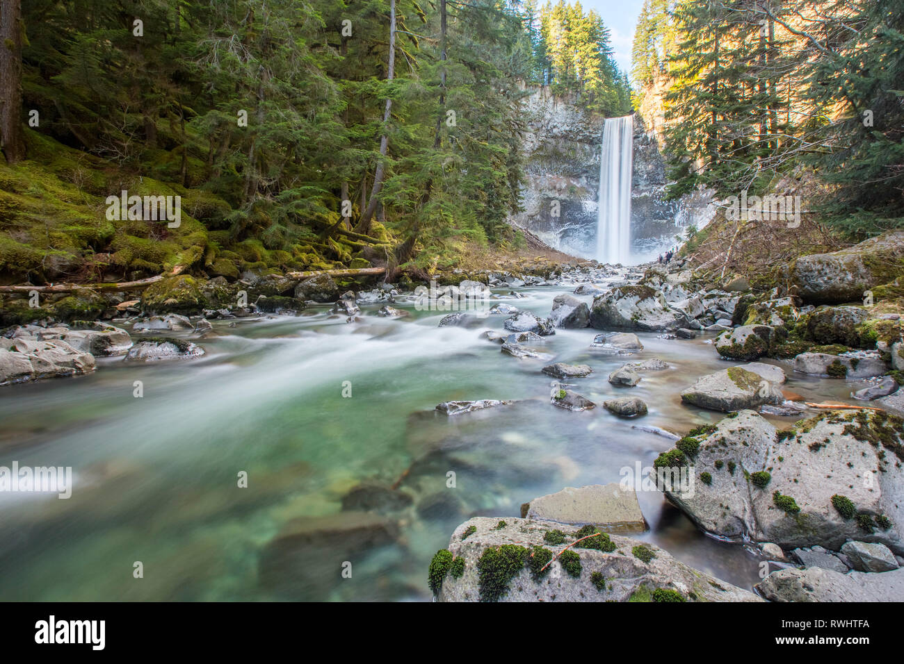 Brandywine Falls, in der Nähe von Whistler, Britisch-Kolumbien, Kanada Stockfoto