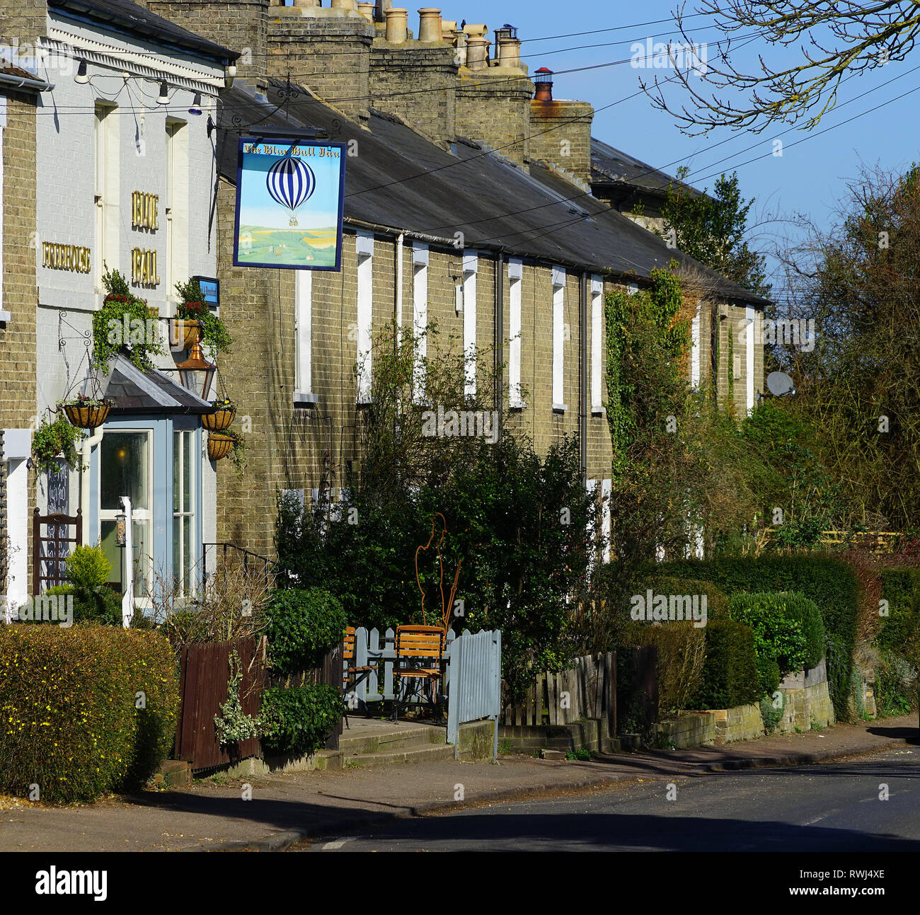 Die Blue Ball Inn, Grantchester Stockfoto
