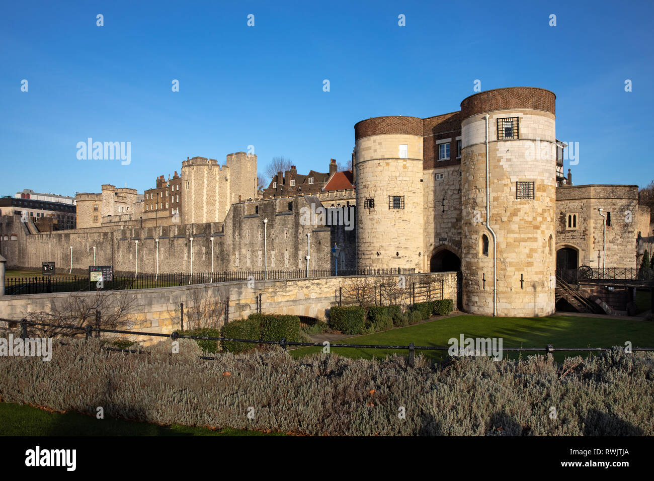 Der Tower of London Stockfoto