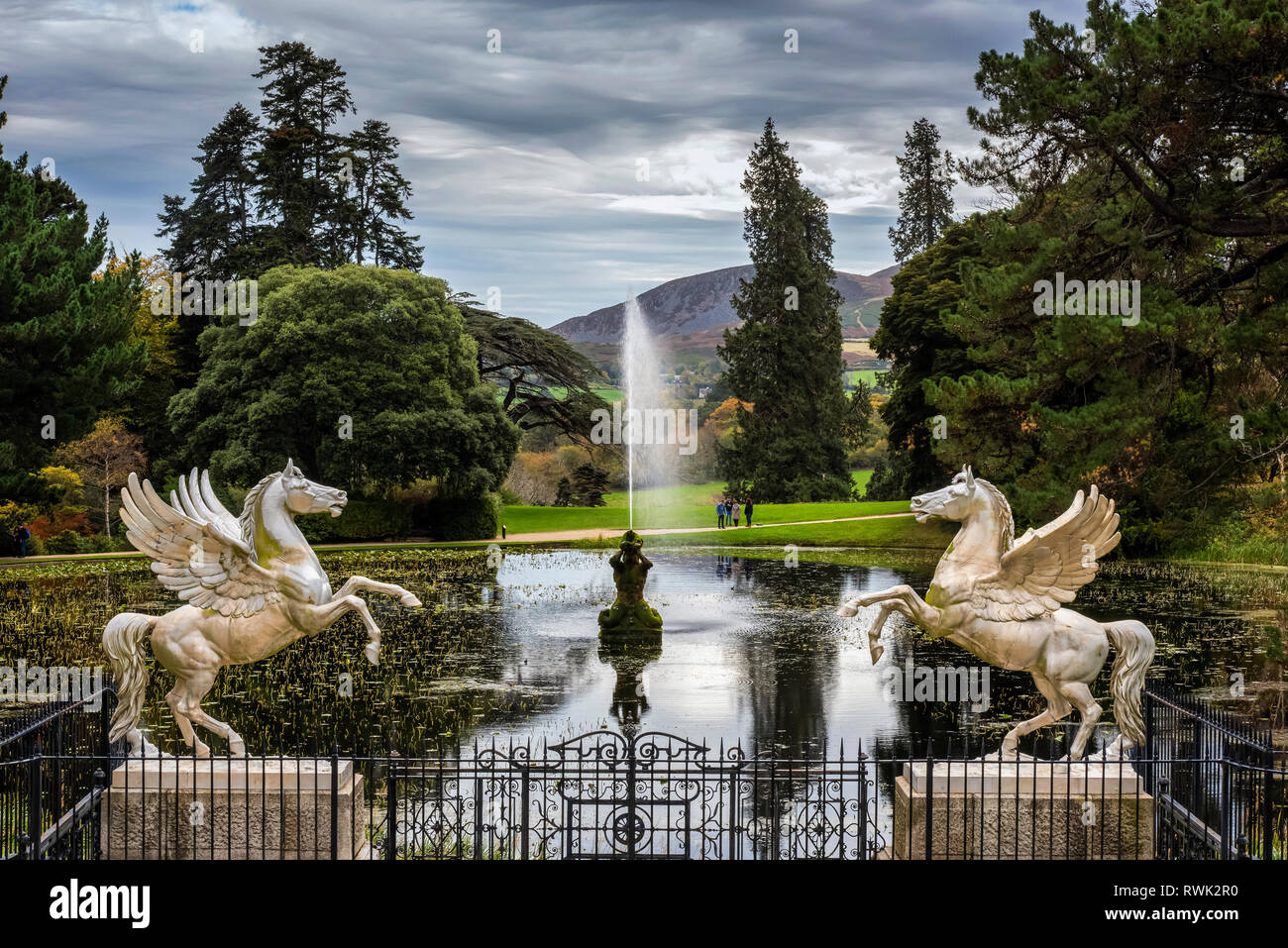 Powerscourt Estate; Bray, County Wicklow, Irland Stockfoto