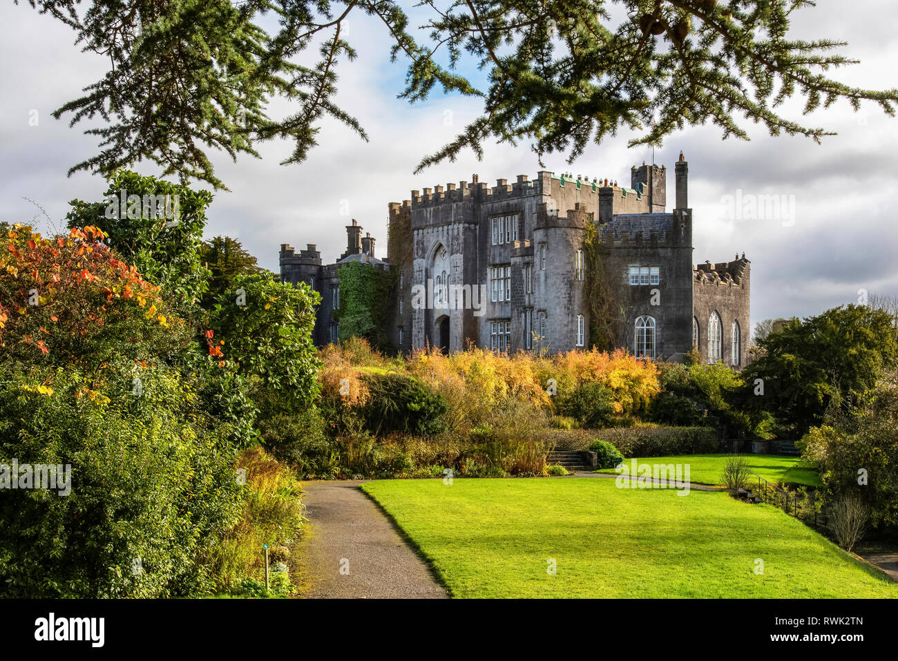 Birr Castle und Teleskop; Birr, County Offaly, Irland Stockfoto