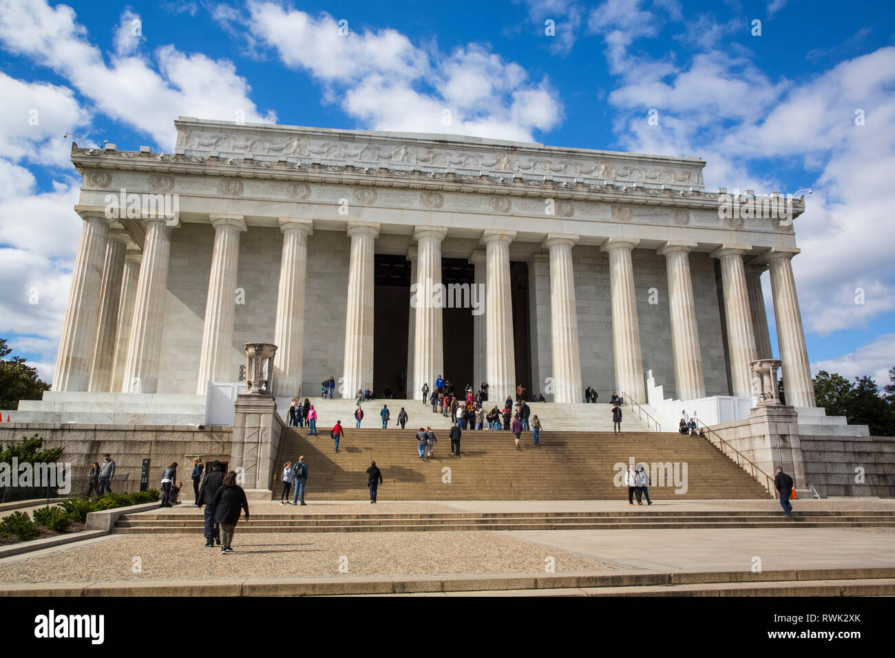 Lincoln Memorial, Washington D.C., Vereinigte Staaten von Amerika Stockfoto