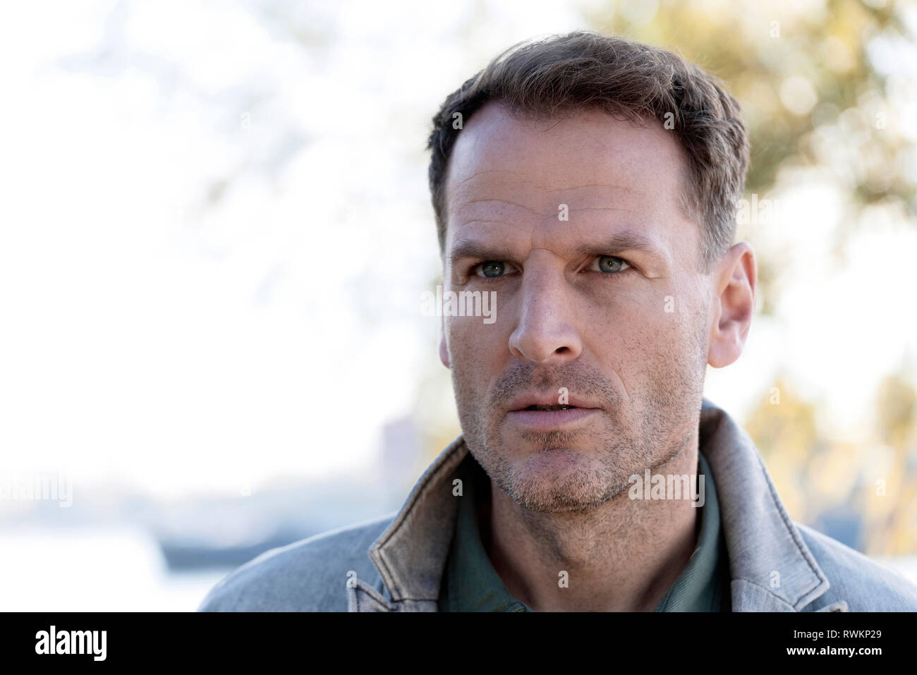 Porträt des Menschen auf den hellen Tag Stockfoto