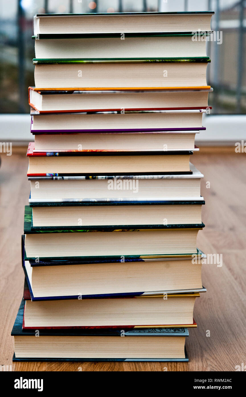 Stapel von Büchern Stockfoto
