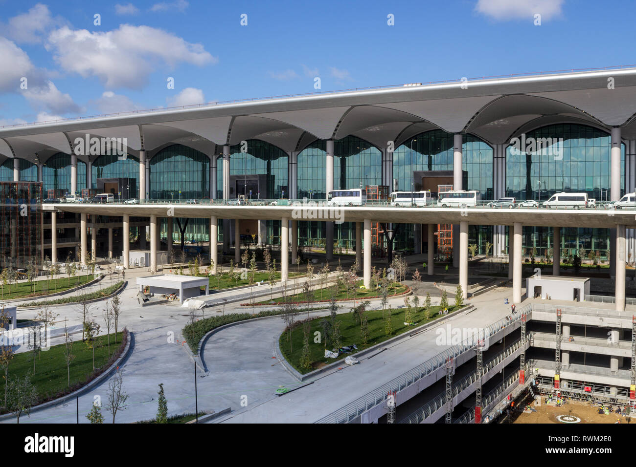 Neue Istanbul International Airport Terminal, Istanbul dritten Flughafen Stockfoto