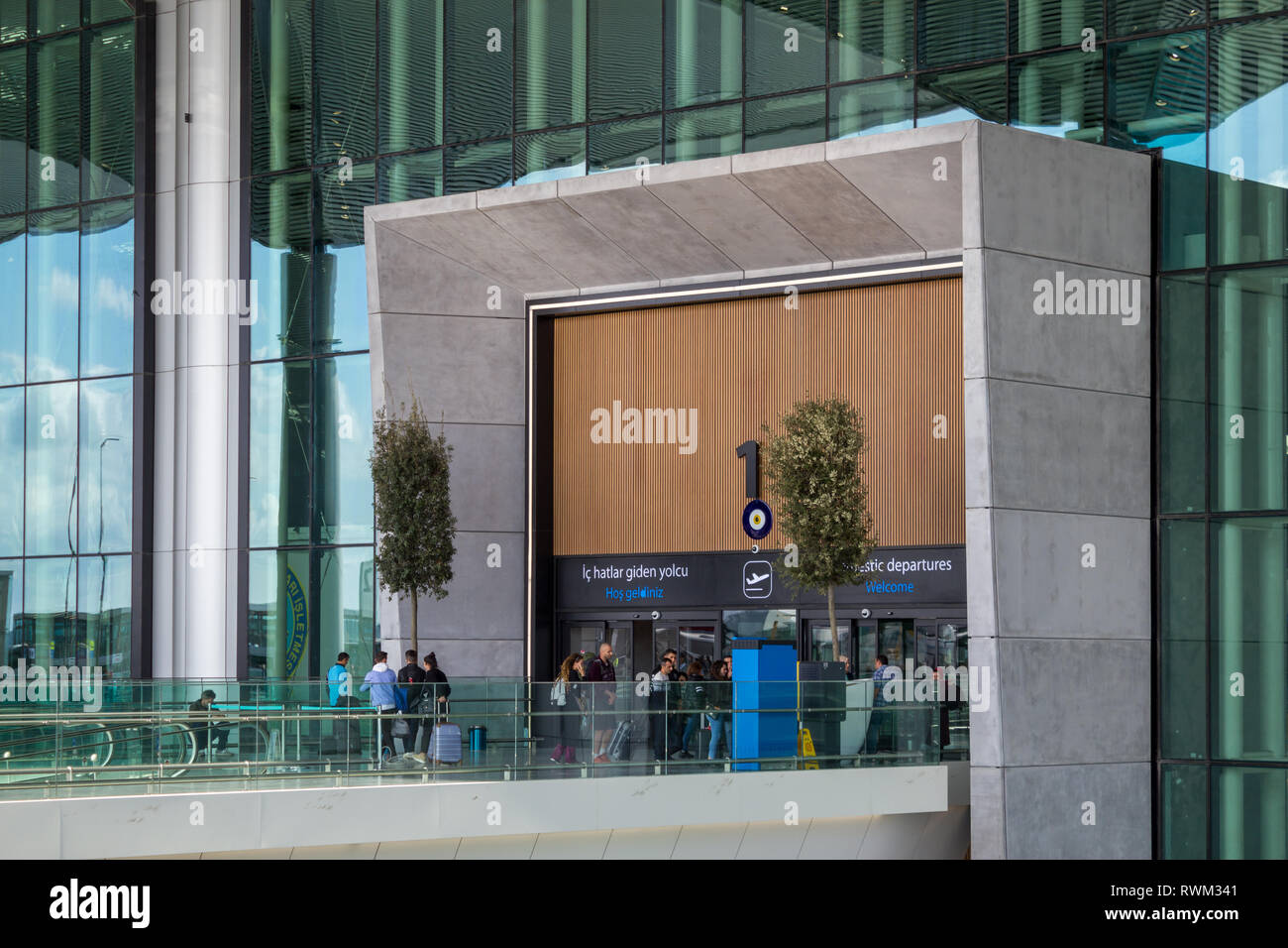 Neue Istanbul International Airport Terminal, Istanbul dritten Flughafen Stockfoto