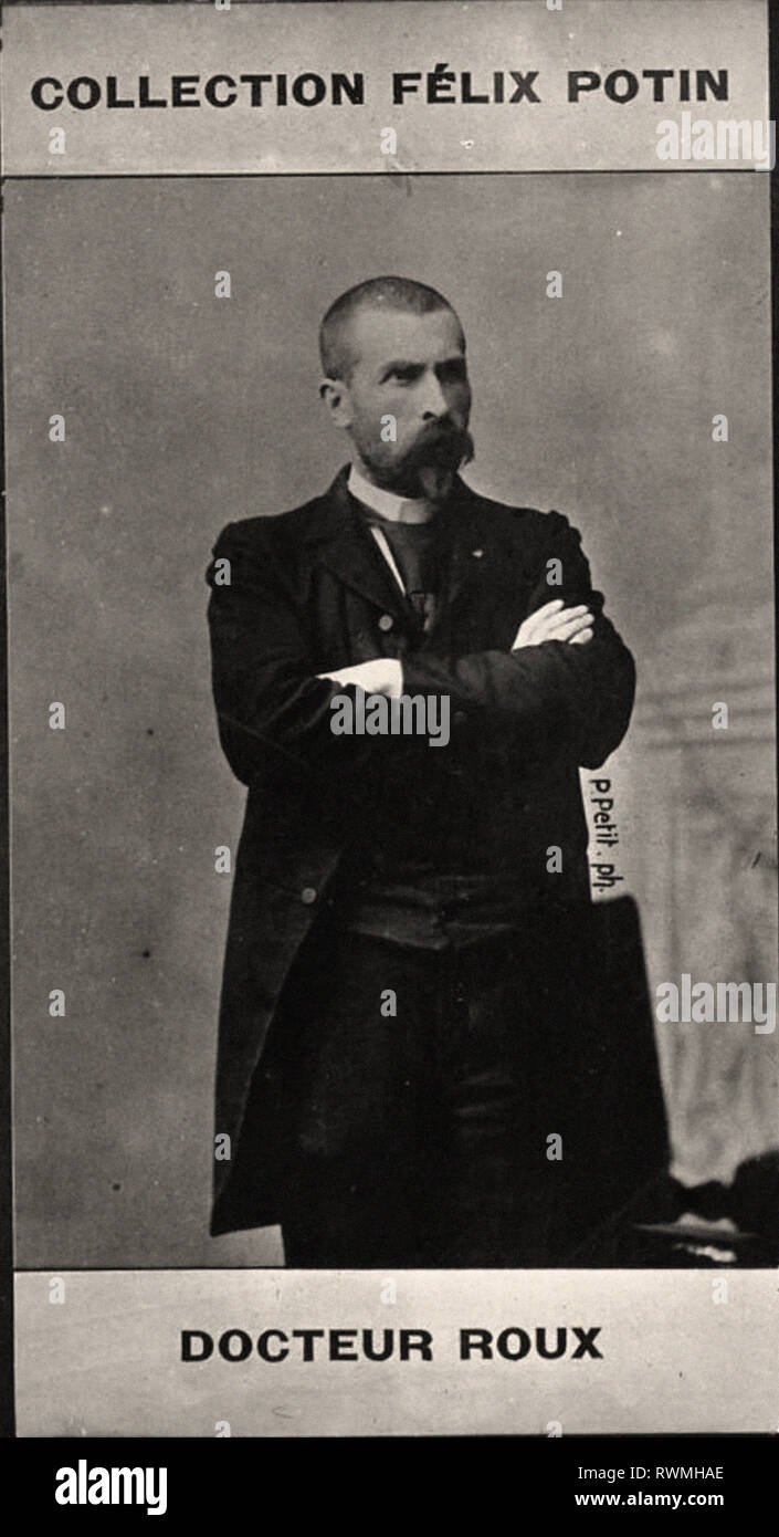 Fotografische Porträt von Docteur Roux, Emile - Aus der ersten Erhebung FÉLIX POTIN, 19. Jahrhundert Stockfoto