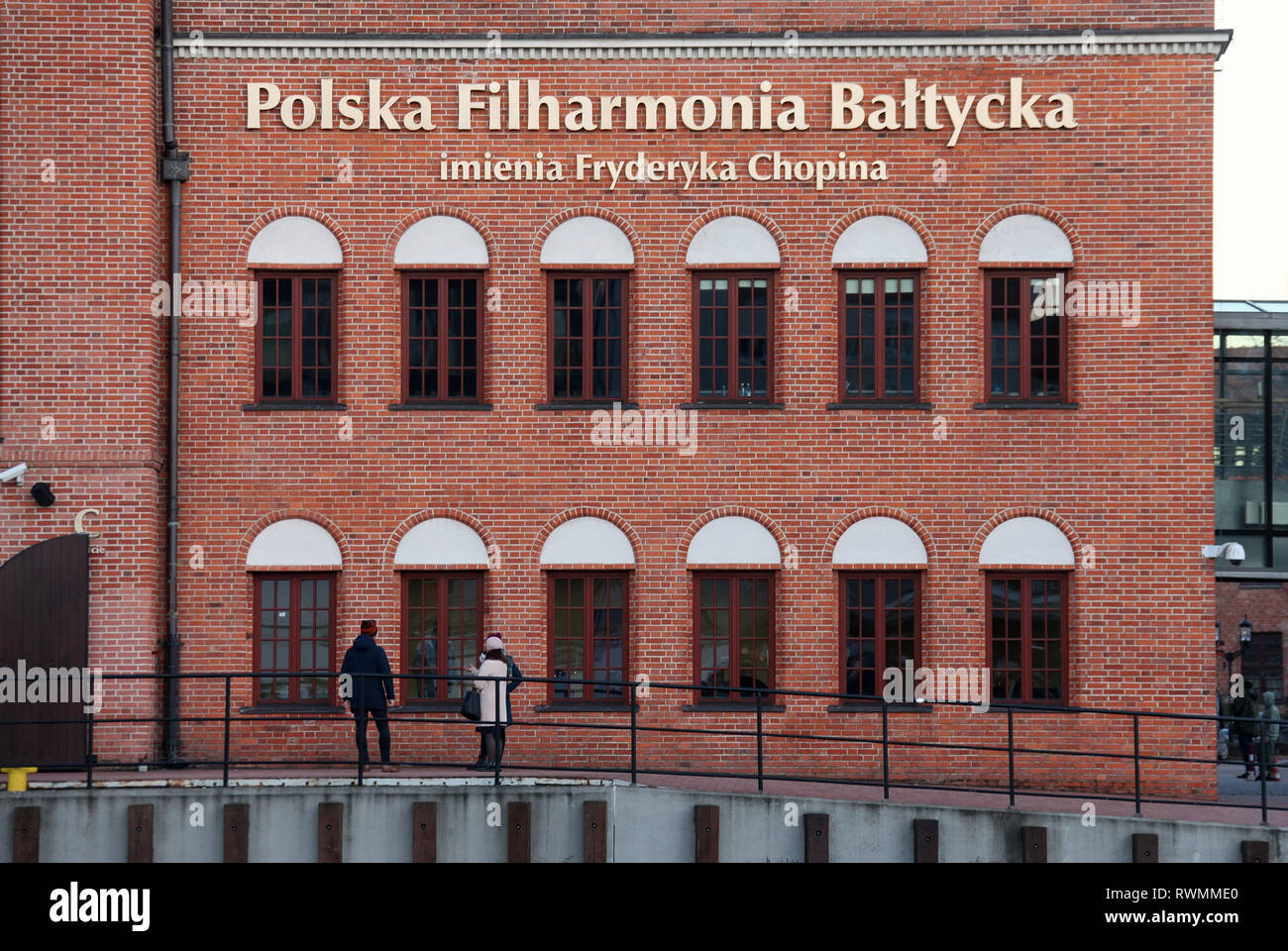 Polnischen Baltischen Philharmonie in Danzig Stockfoto