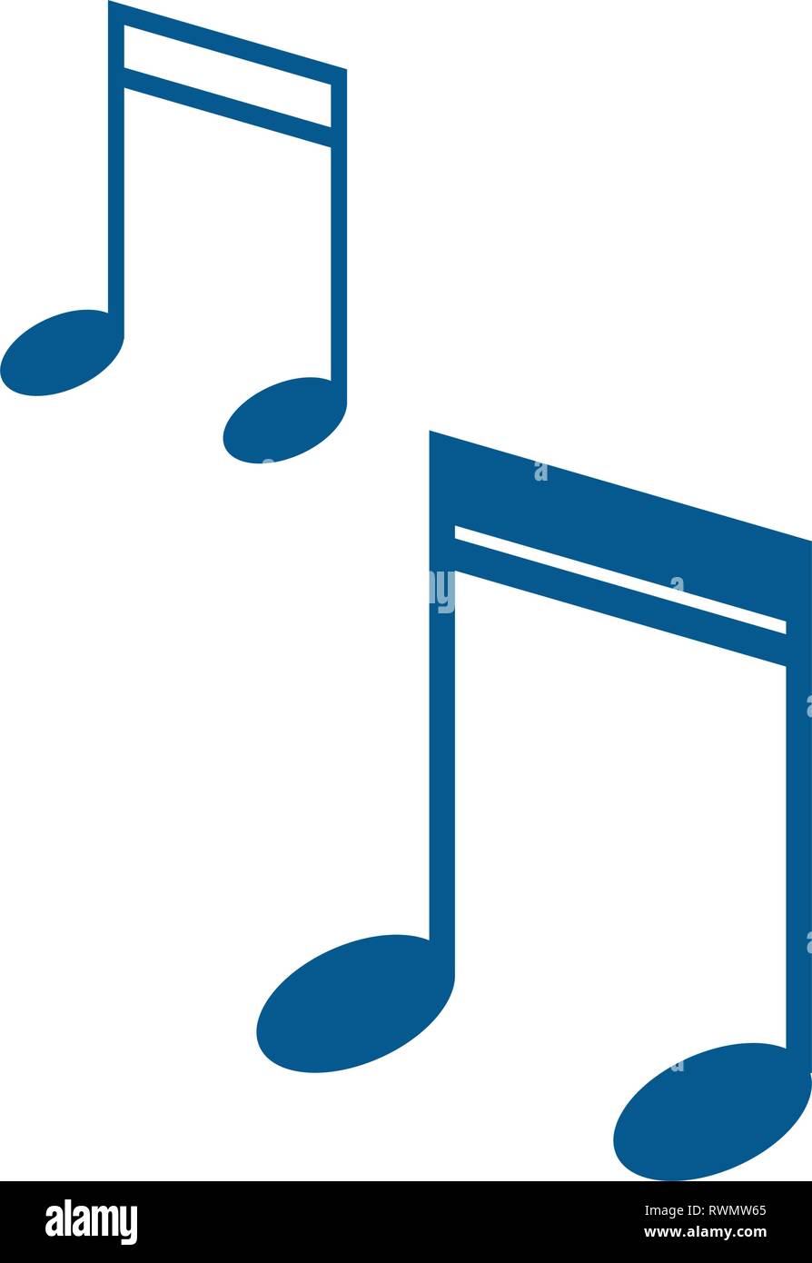 Musik-Noten-symbol Stock Vektor