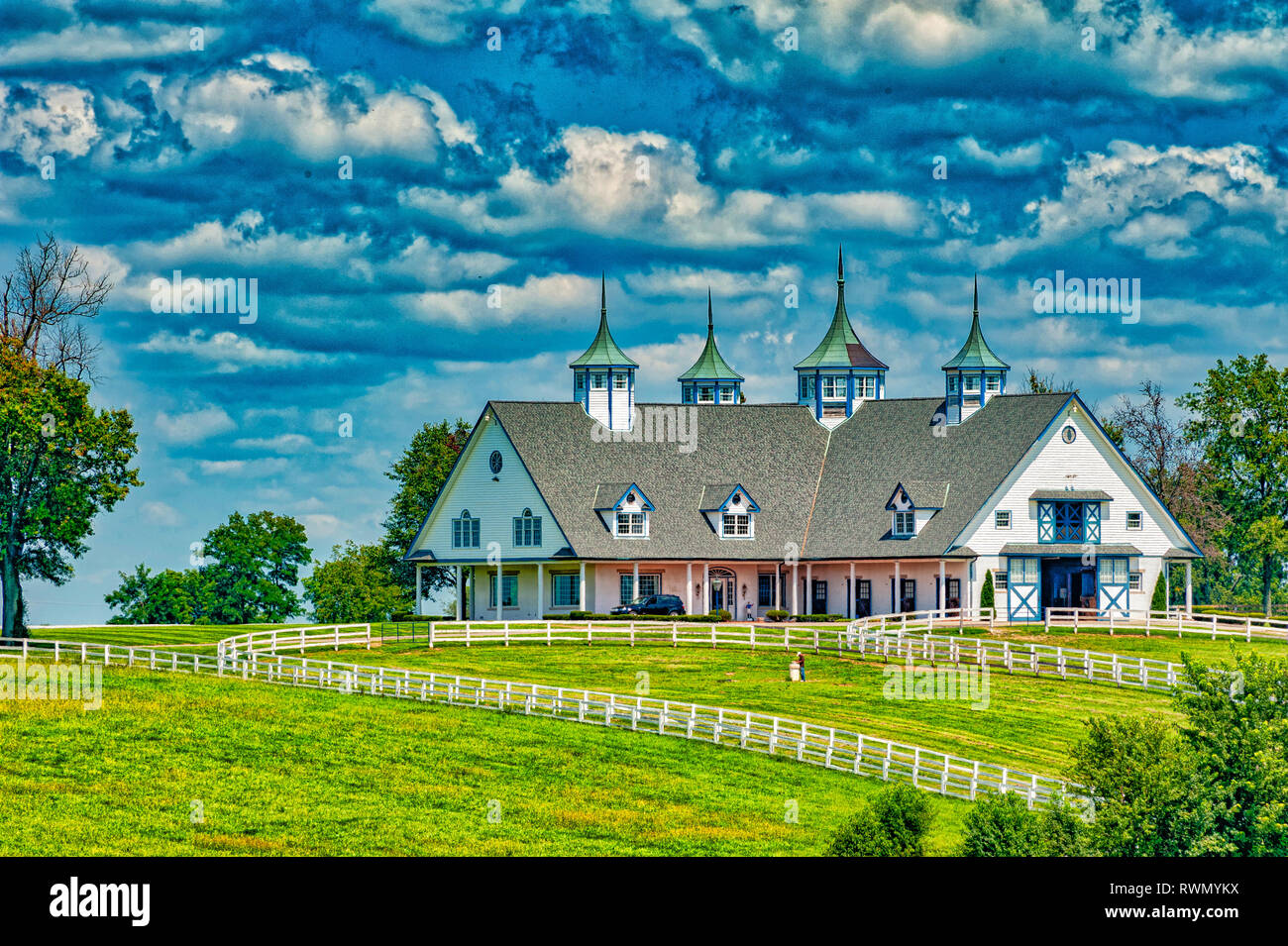 Manchester Scheune in Lexington Kentucky Stockfoto