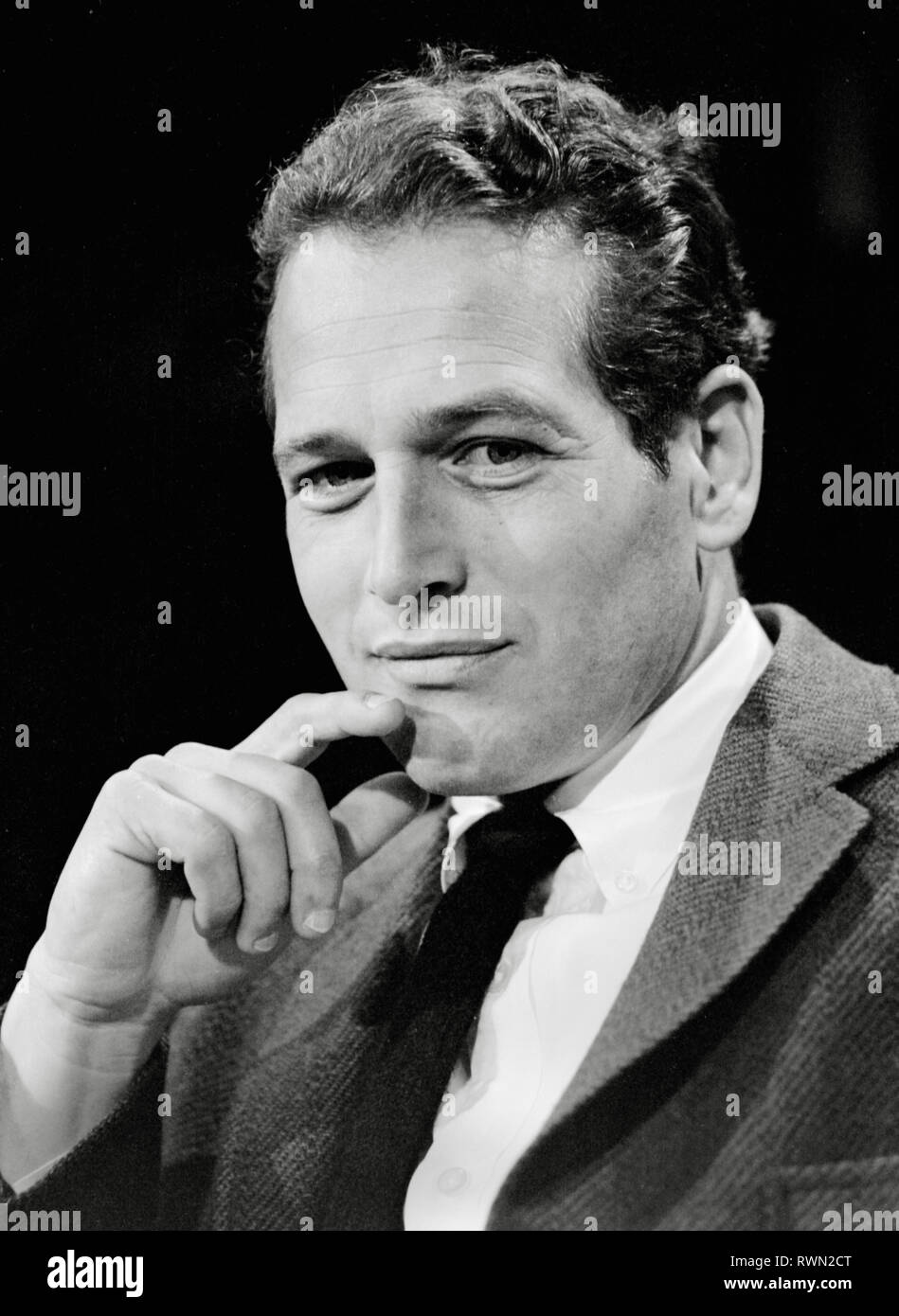 Paul Newman, in einer TV-Show, ca. (1963) CBS Datei Referenz # 33751 561 THA Stockfoto