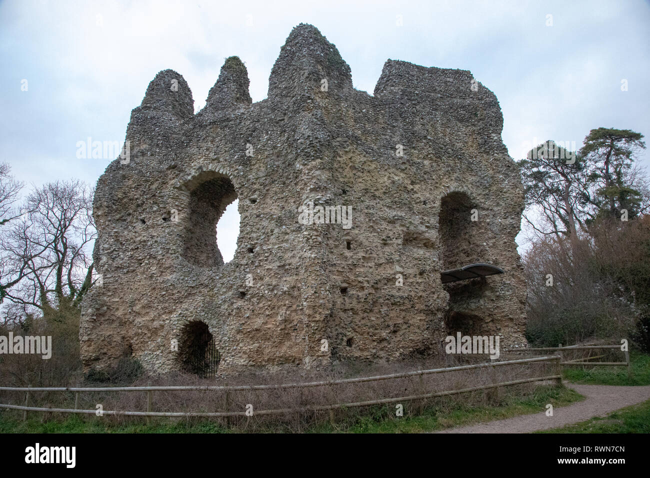 Odiham Castle, Odiham, Hampshire, RG29 1HQ UK Stockfoto