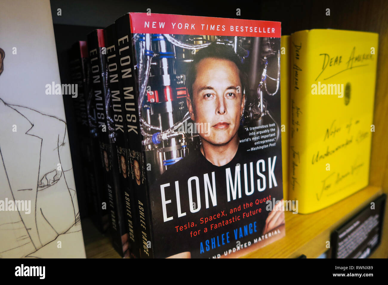 AmazonBooks auf W. 34th Street, New York, USA Stockfoto