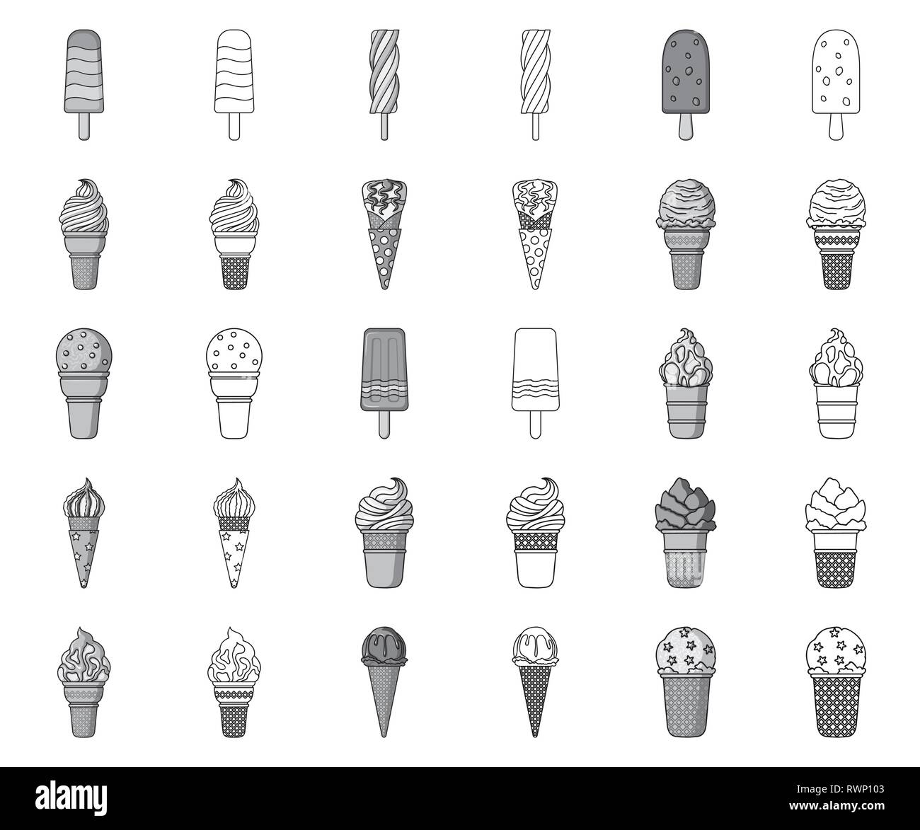 Kunst, Berry, Candy, Kirsche, Schokolade, kalt, Sammlung, Kegel, Kochen, Sahne, Schale, Molkerei, lecker, Design, Dessert, Geschmack, Essen, Glasur, gefroren, Obst, Fudge, Eis, Eiscreme, Icon, Illustration, isoliert, Saft, Kinder, Logo, Milch, Minze, Gemischt, Schwarzweiß, Skizze, Rosa, Produkt, erfrischend, Satz, Zeichen, Erdbeere, Eisbecher, süß, Symbol, Sirup, lecker, Behandeln, Vanille, Vector, Waffel, web Vektor Vektoren, Stock Vektor