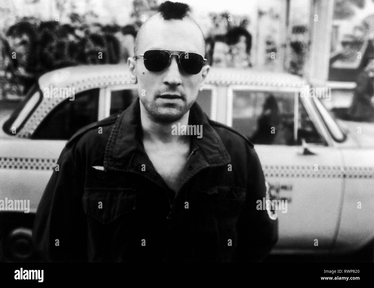 ROBERT DE NIRO, Taxifahrer, 1976 Stockfoto