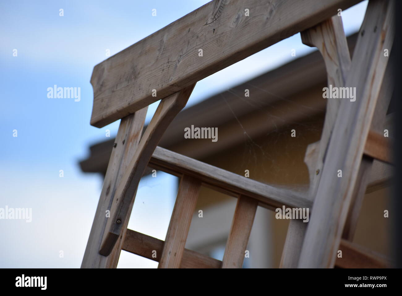 Hinterhof Stockfoto