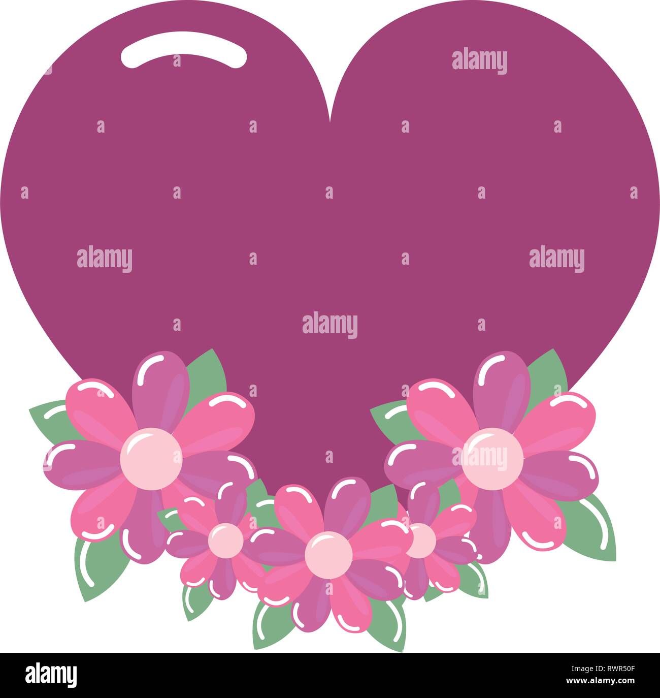 Herz Aus Blumen Stockfotos Und Bilder Kaufen Alamy