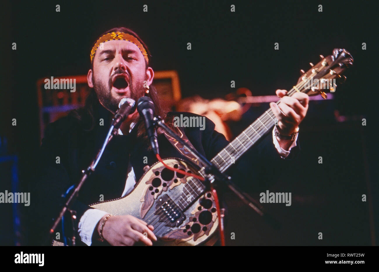 Willy Michl, bayerischer Liedermacher, in München, Deutschland 1987