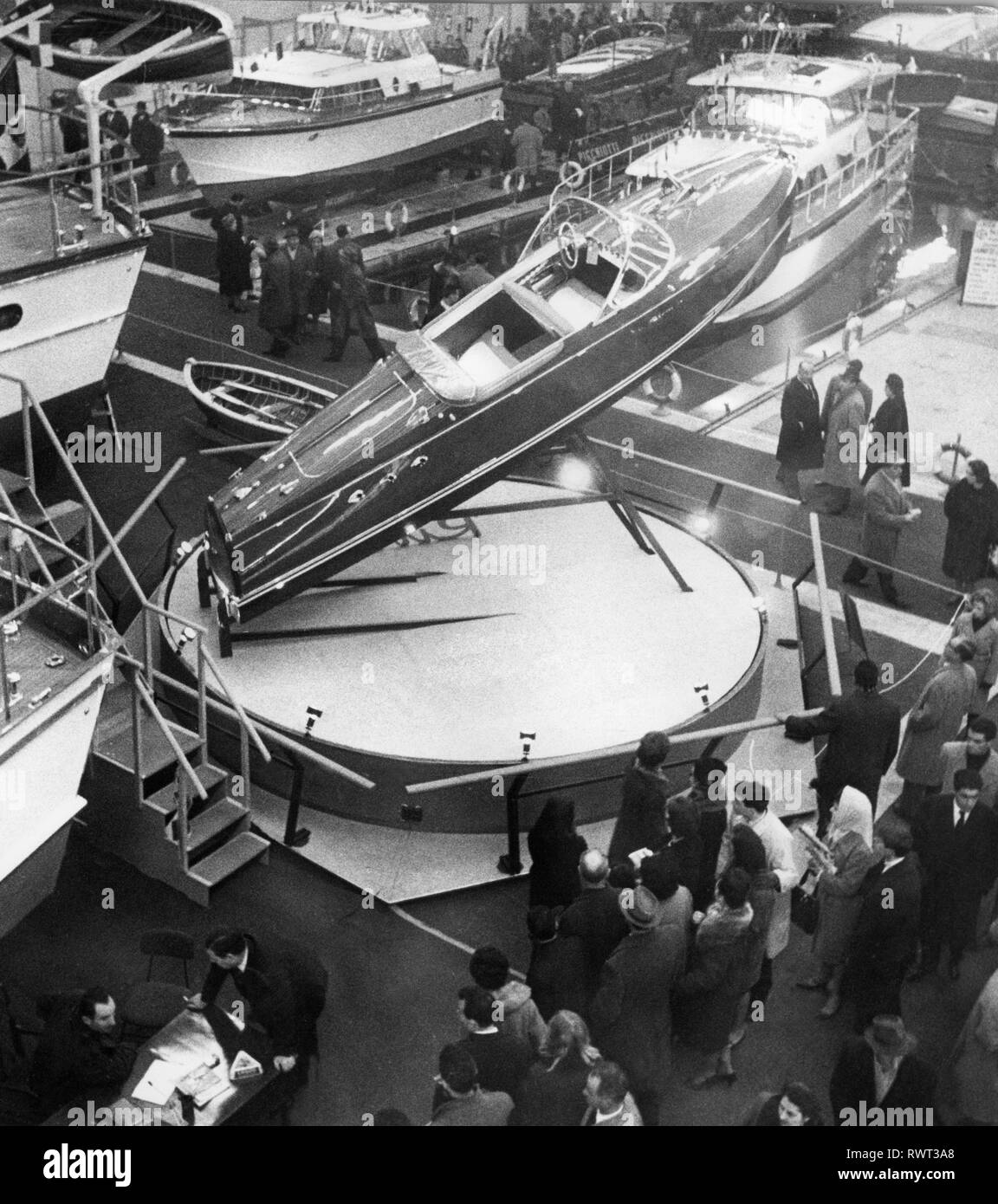 Genoa International Boat Show, Salone Nautico Internazionale di Genova, 1963 Stockfoto
