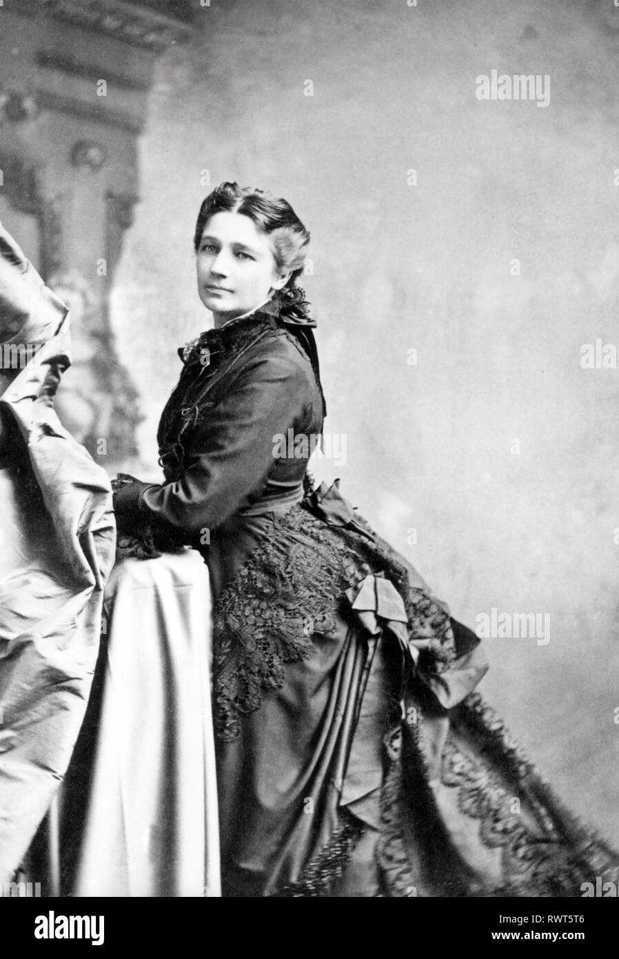 VICTORIA WOODHULL (1838-1927), US-amerikanische Frauen Wahlrecht leader 1872 Stockfoto