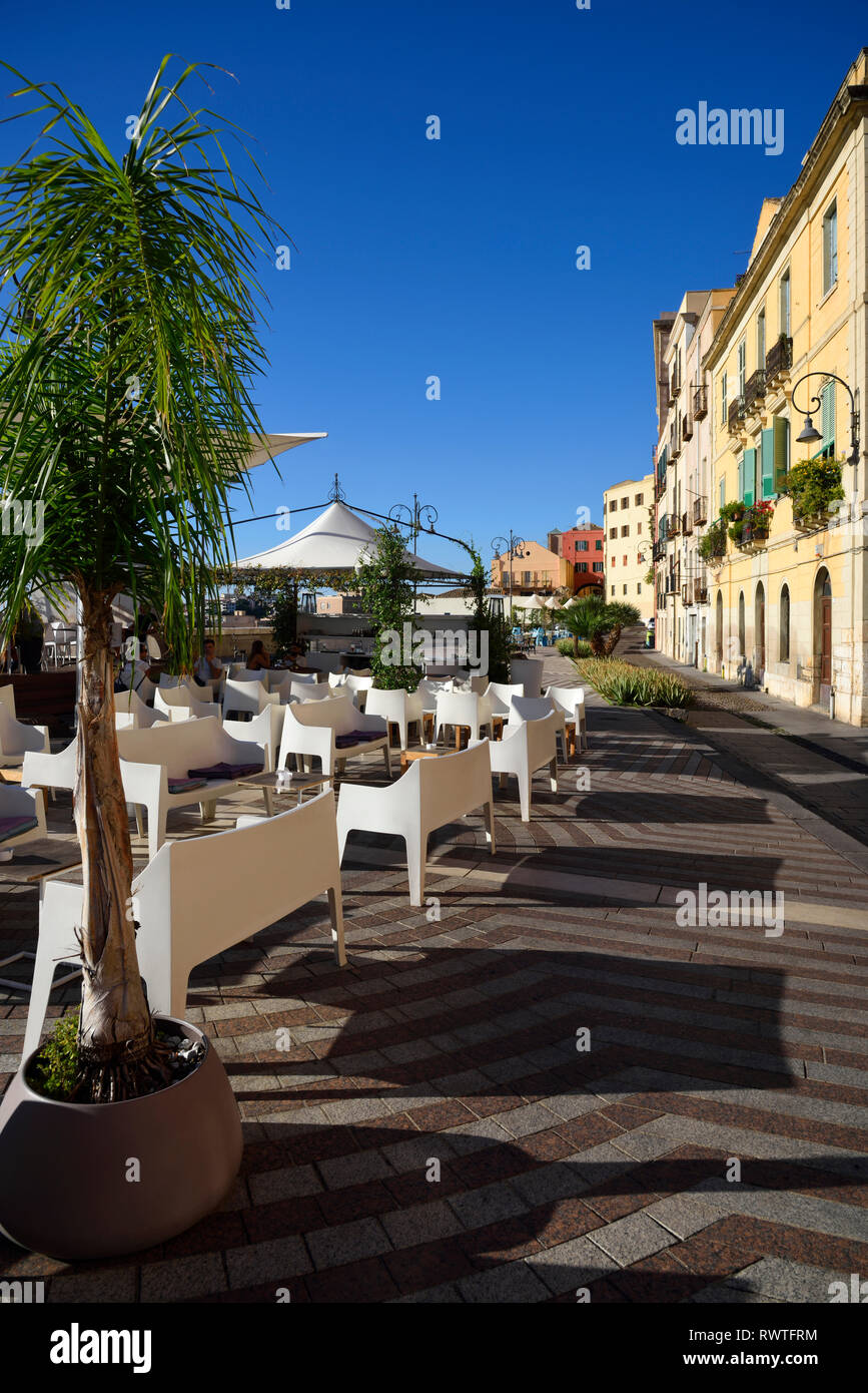 Cagliari-Sardinien-Italien Stockfoto