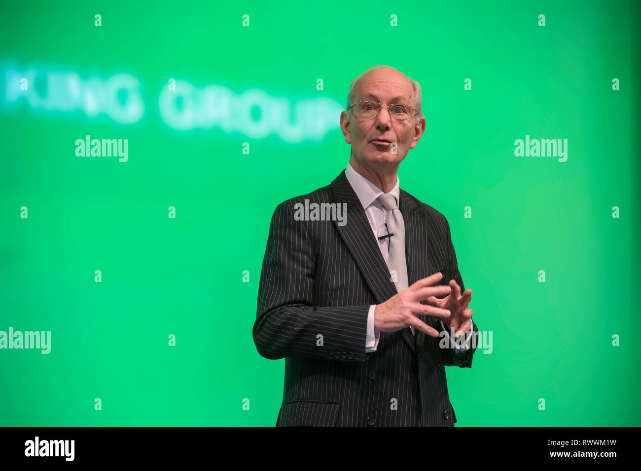 Herr Blackwell der Vorsitzende der Lloyds Banking Group Stockfoto