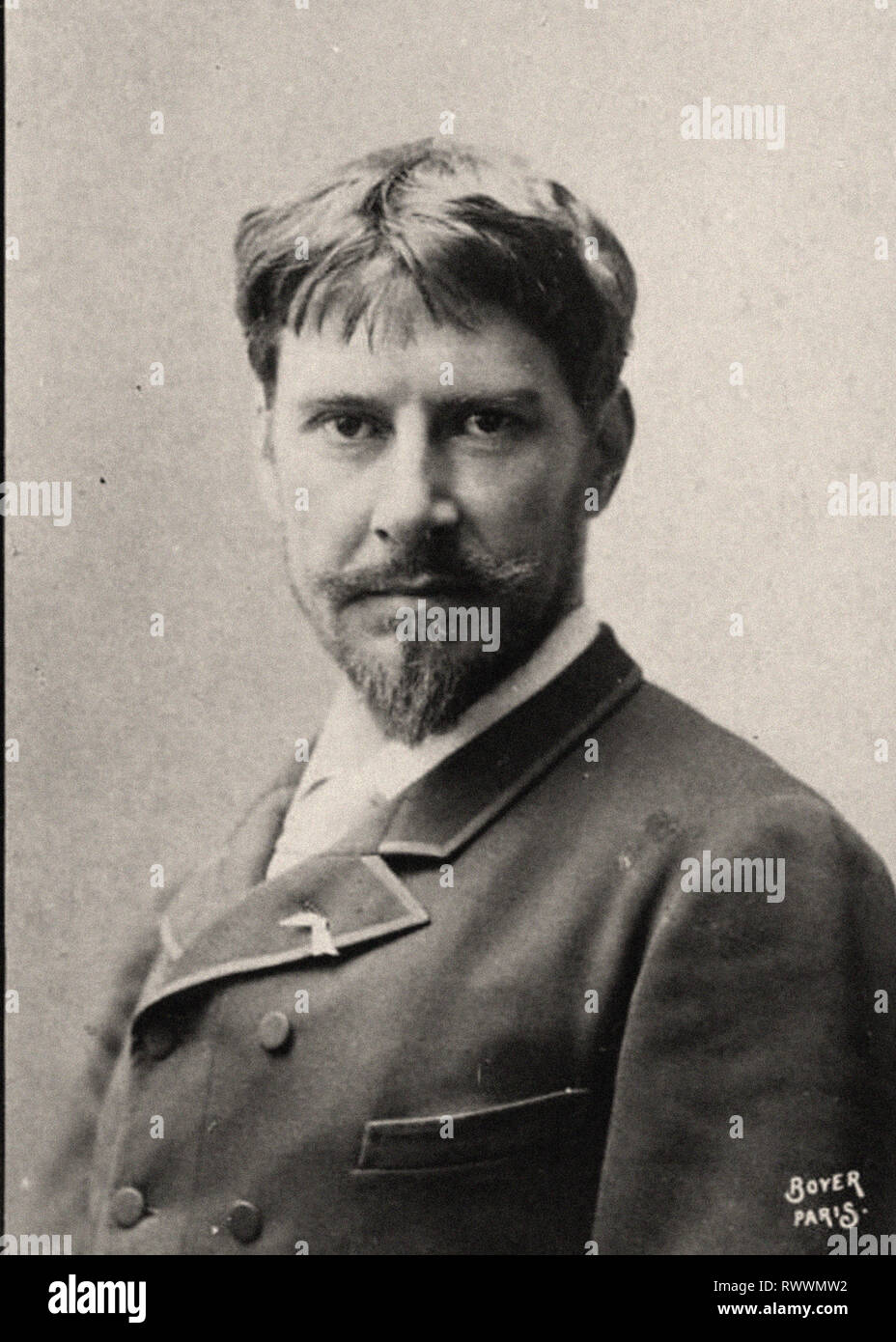 Fotografische Porträt von Mounet, Paul Stockfoto