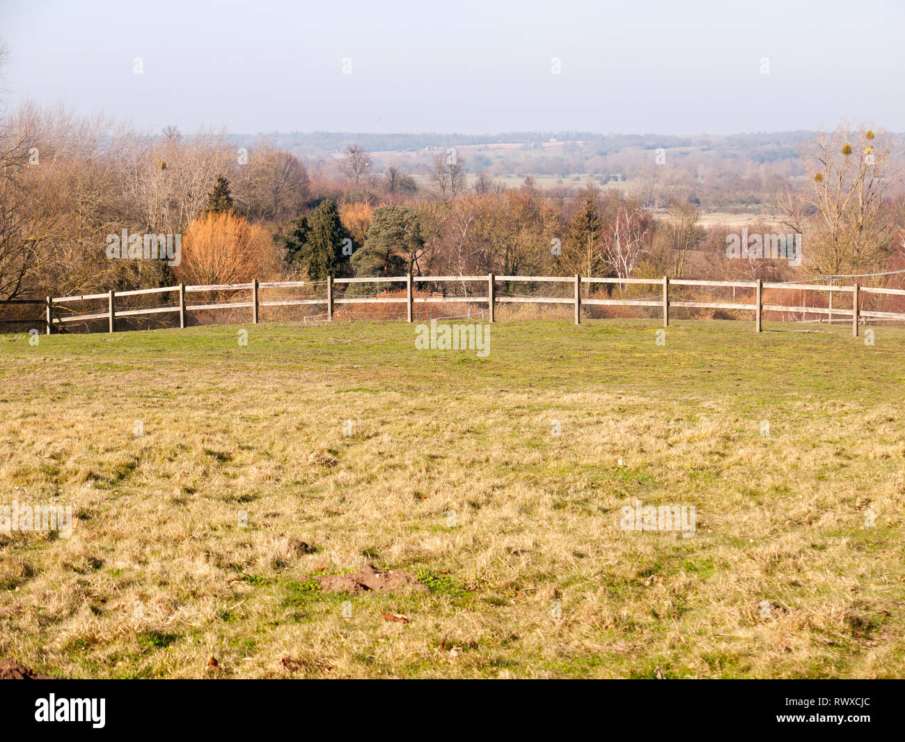 Wunderschöne Landschaft Dedham wasser Szene außerhalb der Natur Landschaft, Essex, England, Großbritannien Stockfoto