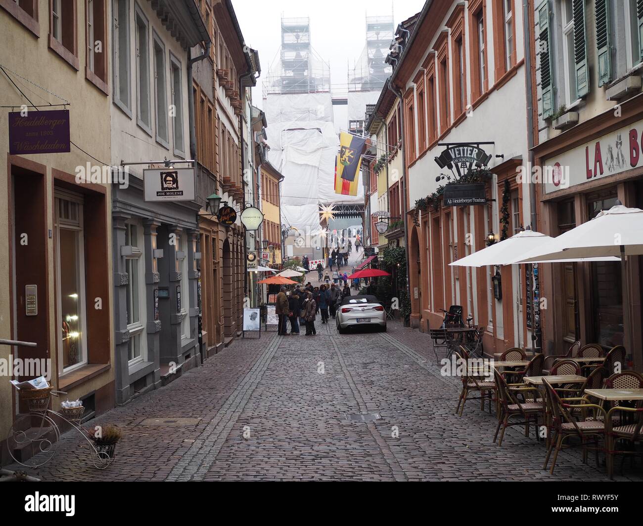 Heidelberger Altstadt, Deutschland Stockfoto