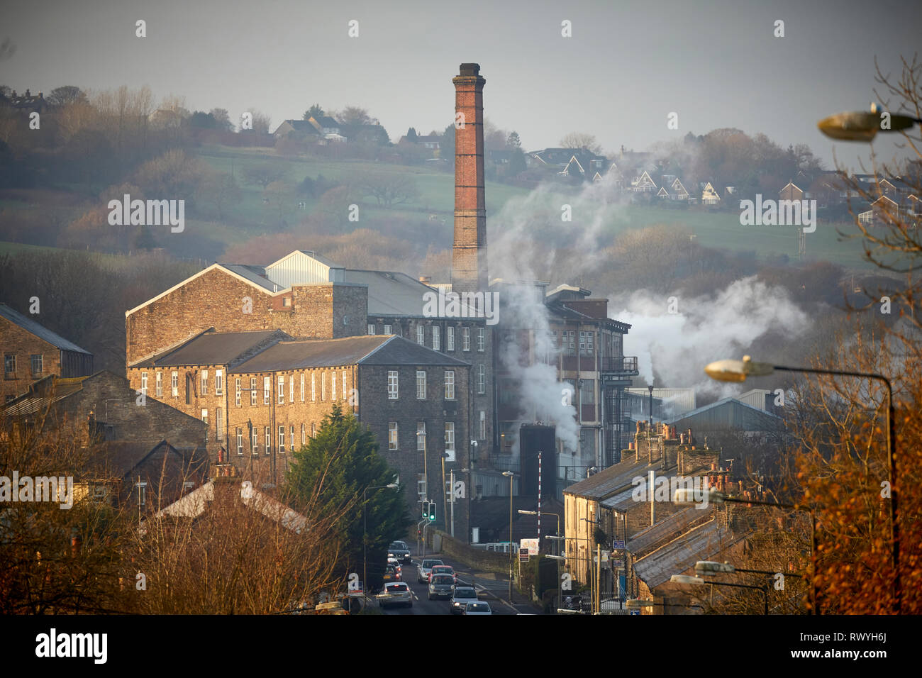Neue Mühlen in Derbyshire, England Swizzels Matlow Ltd, am Ende von Albion Straße Stockfoto