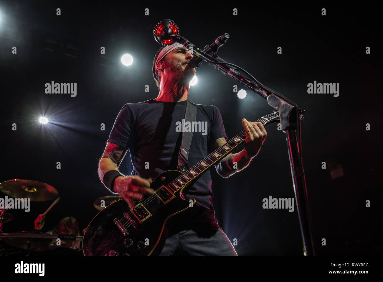 Godsmack live bei o2 ritz Manchester im Februar 2019 Stockfoto