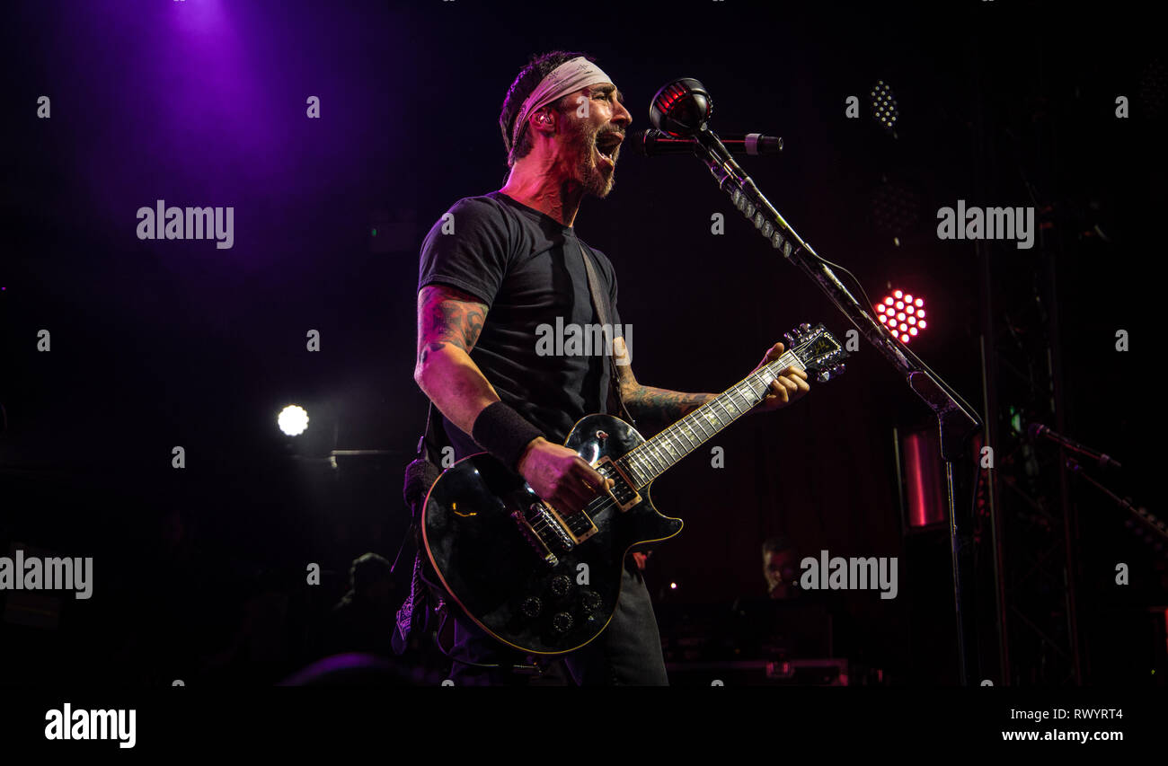 Godsmack live bei o2 ritz Manchester im Februar 2019 Stockfoto