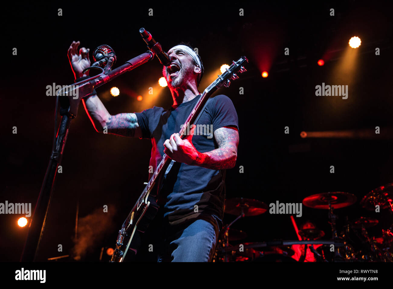 Godsmack live bei o2 ritz Manchester im Februar 2019 Stockfoto