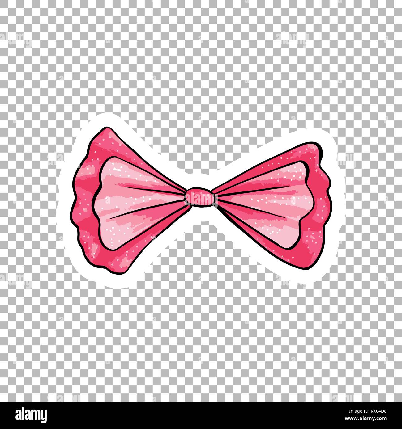 Realistische Rosa Schleife Auf Transparentem Hintergrund Isoliert Dekoration Fur Weihnachten Geburtstag Valentinstag Muttertag Frauen S Stock Vektorgrafik Alamy