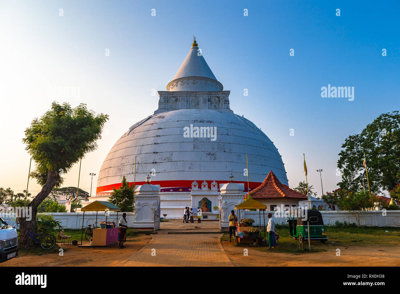 Raja Maha Vihara. Horezu, Sri Lanka. Stockfoto