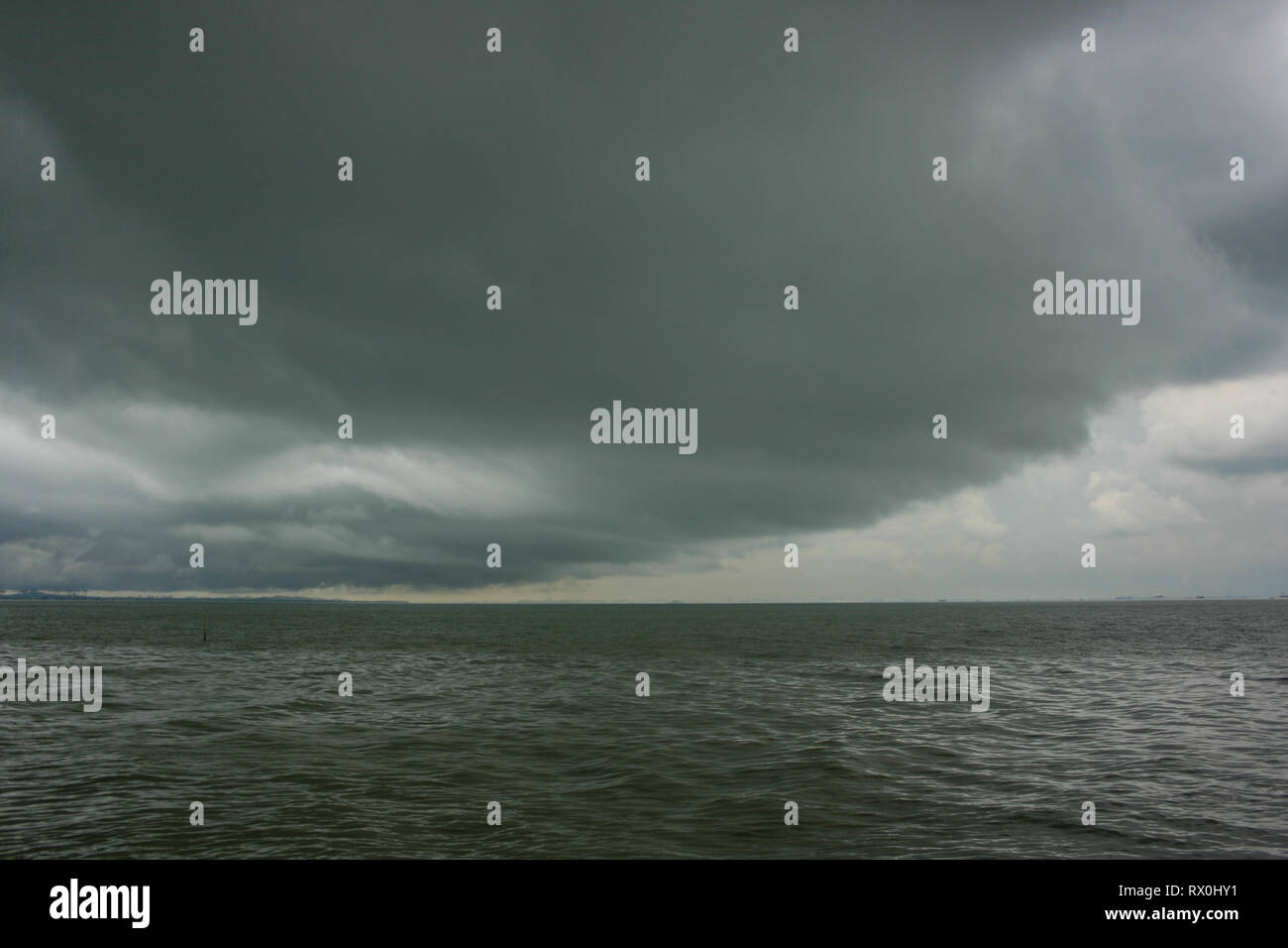 Tanjung Piai, die südlichste Spitze von Festland Asien, Pontian, Malaysia Stockfoto