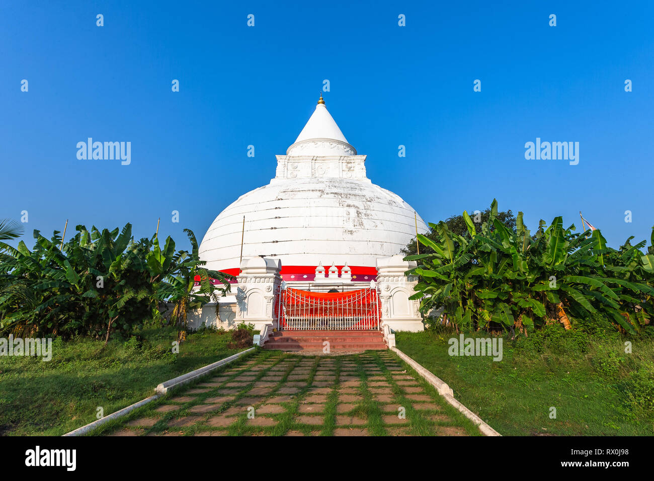 Raja Maha Vihara. Horezu, Sri Lanka. Stockfoto