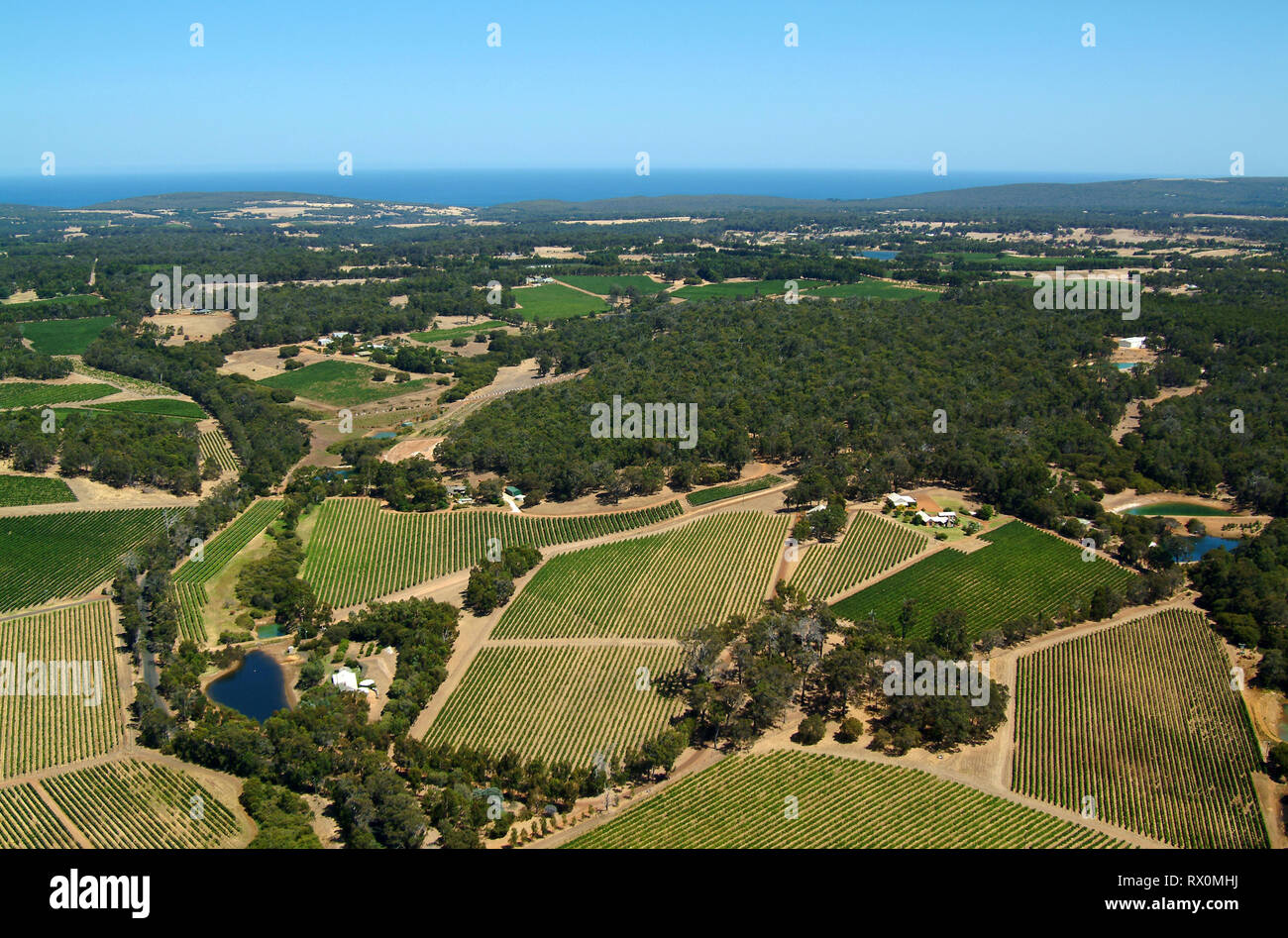 Antenne, Förster Immobilien, Surakarta, Western Australia Stockfoto