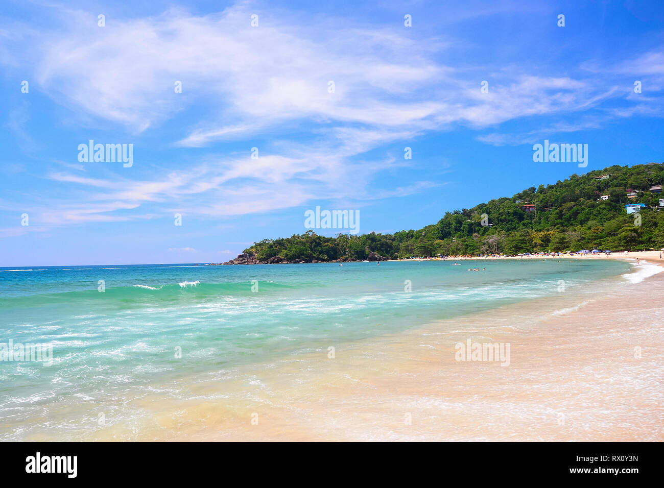 Felix Strand, Ubatuba, Brasilien Stockfoto