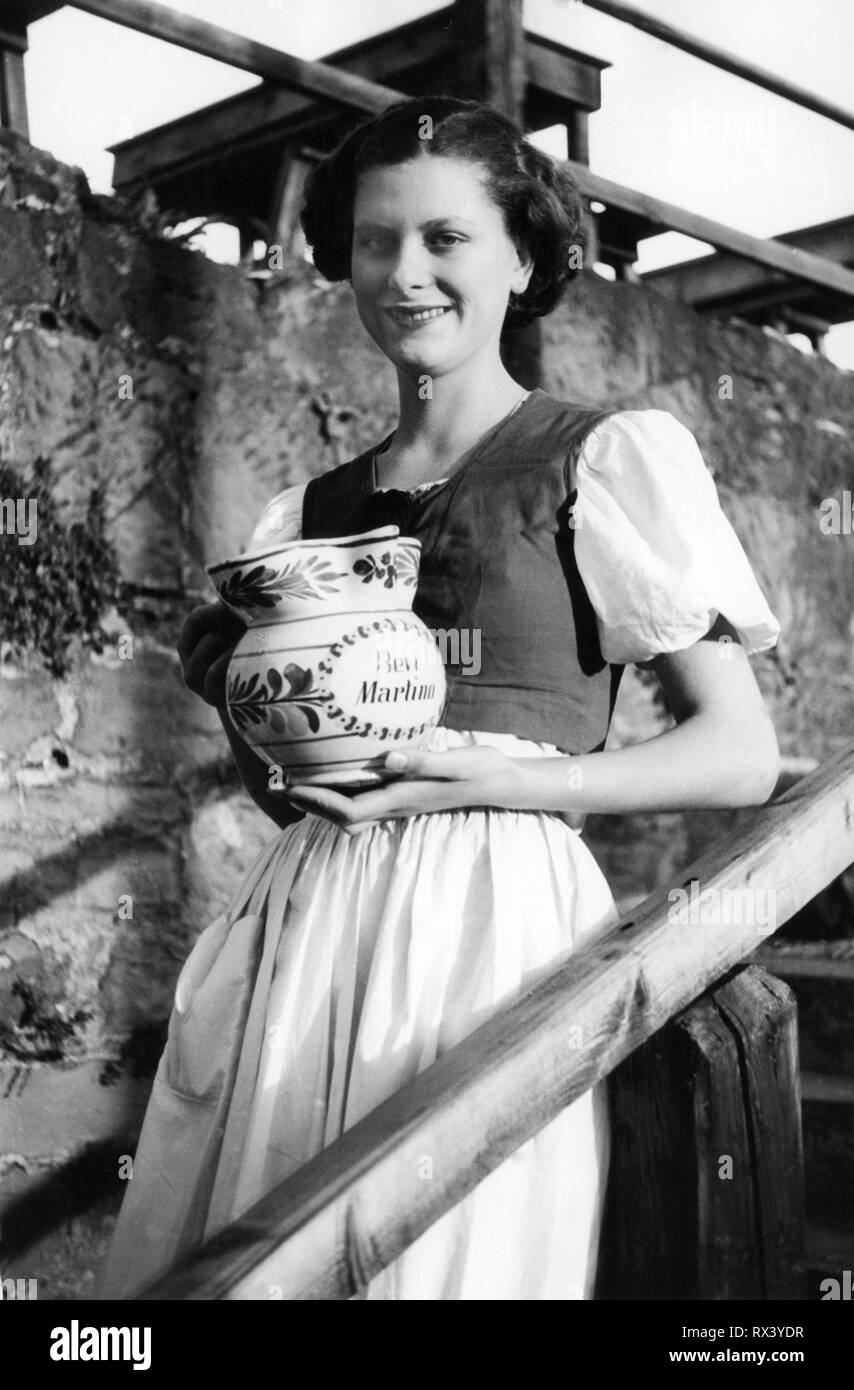 Friaul Julisch Venetien, junge Frau, 1954 Stockfoto