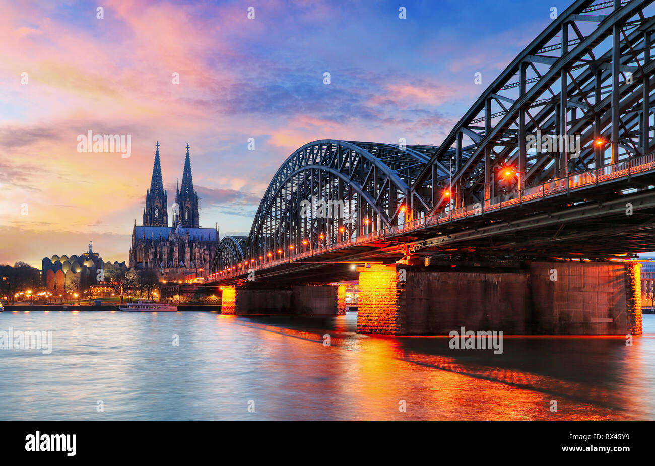 Deutschland-Stadt - Köln Stockfoto