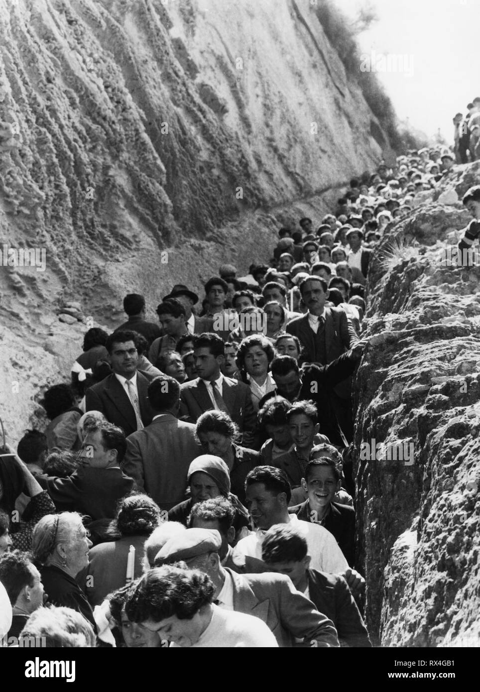 Prozession, Cittanova, Kalabrien, Italien, 1962 Stockfoto