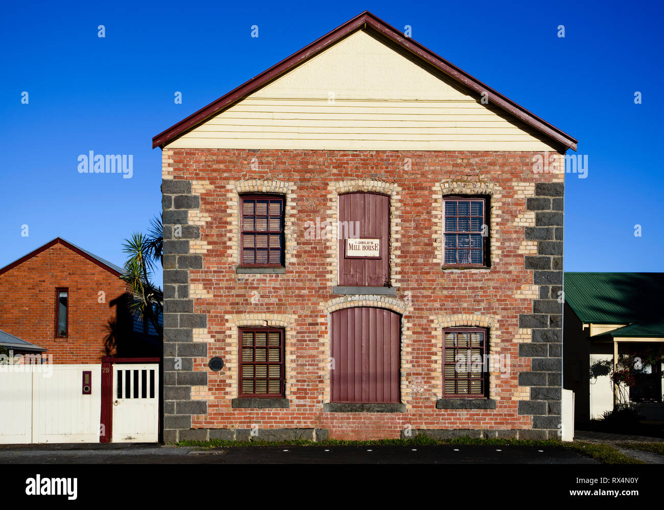 Historisches Gebäude in Port Fairy Victoria Australien Stockfoto
