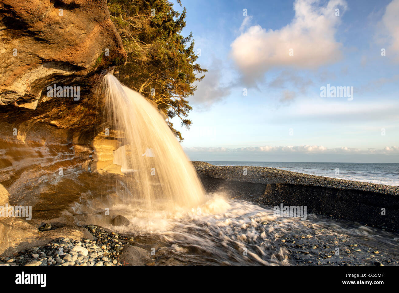 Sandcut Regional Park, Jordan River, Vancouver Island, BC, Kanada Stockfoto